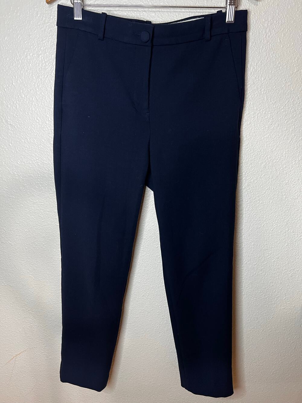J. Crew High Rise Cameron pants in dark navy blue WOMENS 8